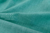 Shokunin Collection Hand-printed Japanese Fabric Solids - turquoise - 50cm